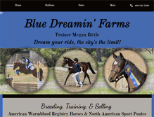 Tablet Screenshot of bluedreaminfarms.com